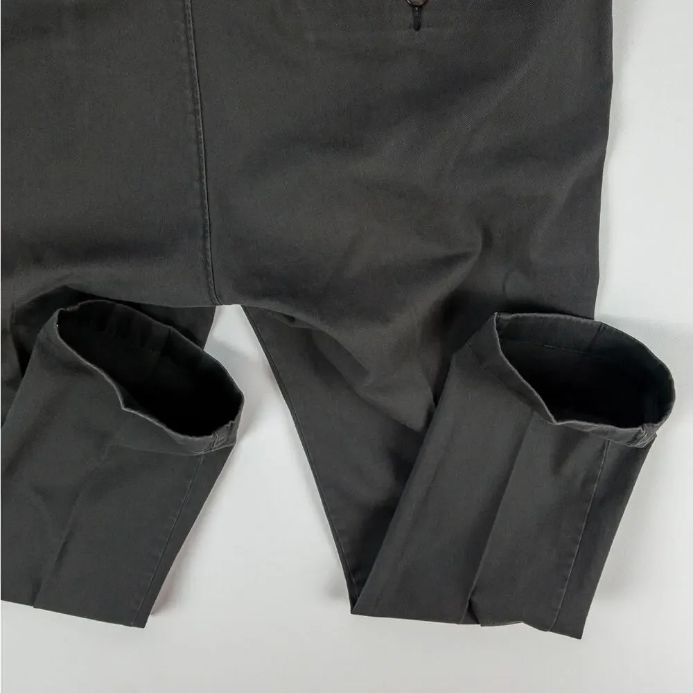 J.Crew Mercantile Flex Slim Chinos Mens 38x32 Gray Stretch Cotton Flat Front